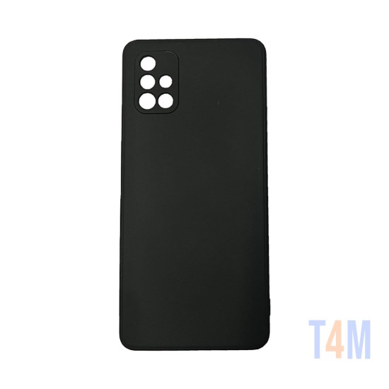 Capa de Silicone para Samsung Galaxy A71 Preto